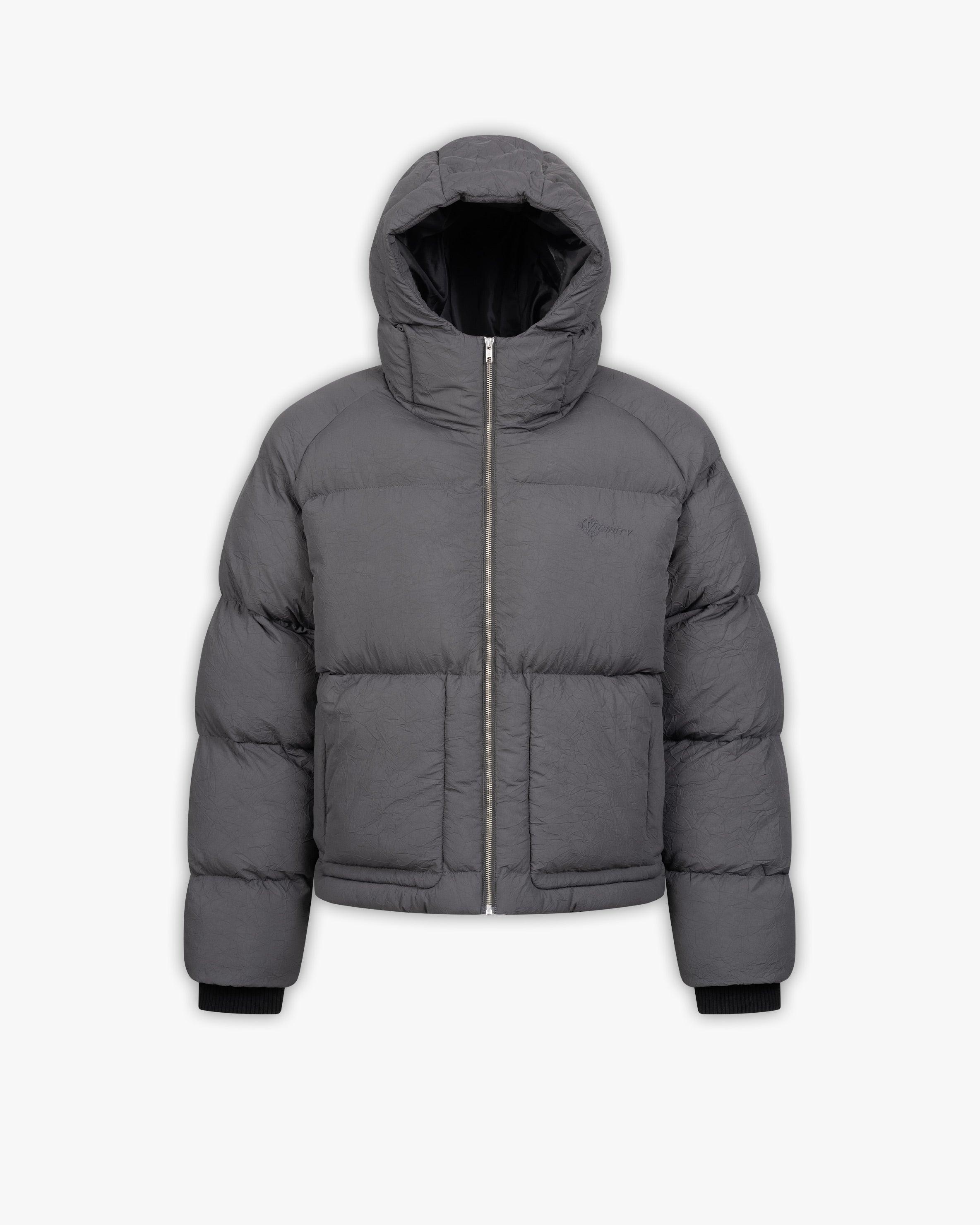 PUFFER JACKET DARK GREY