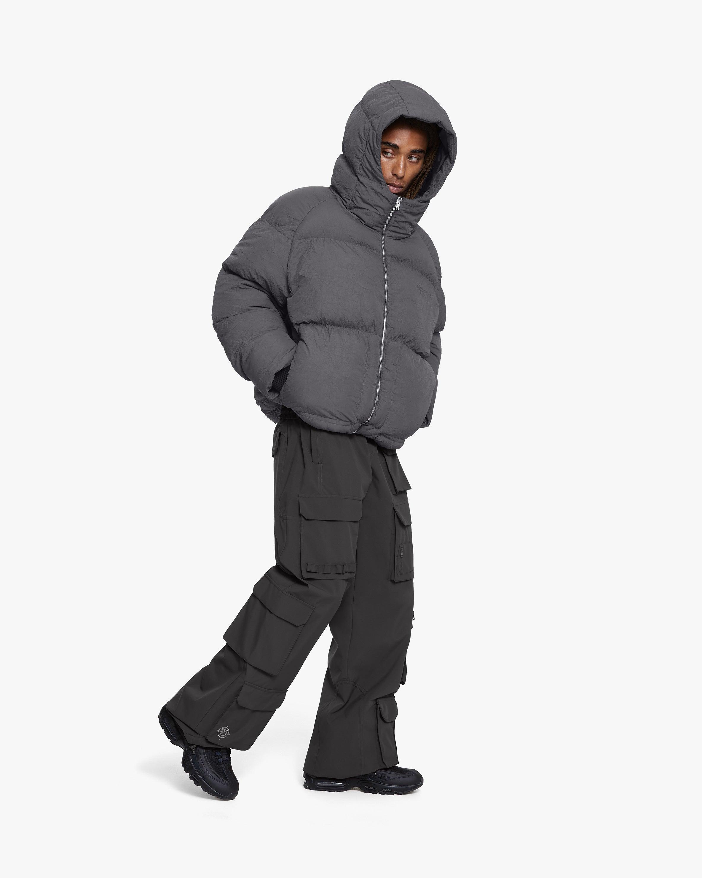 PUFFER JACKET DARK GREY