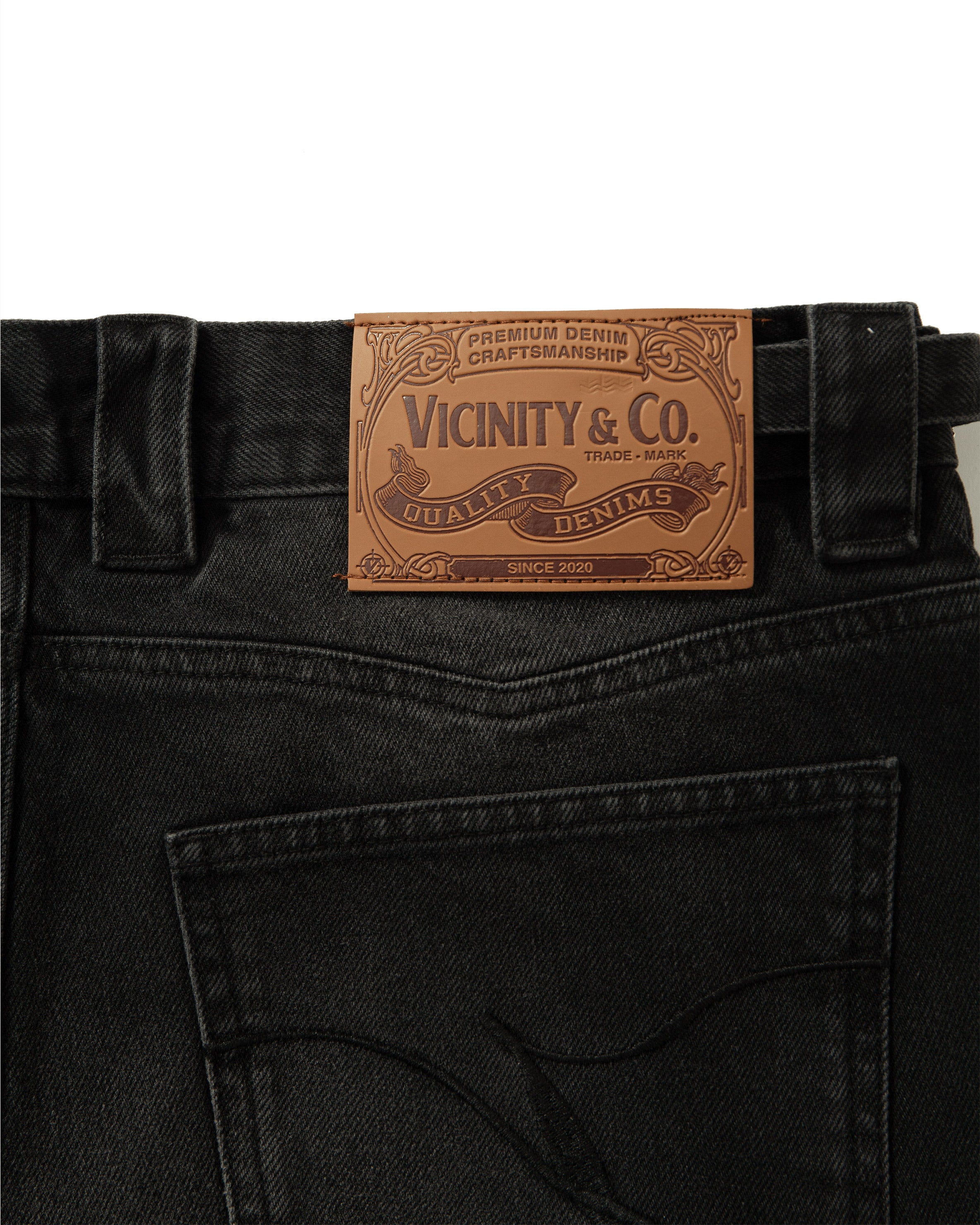 WILD SOUTH DENIM JORTS COAL