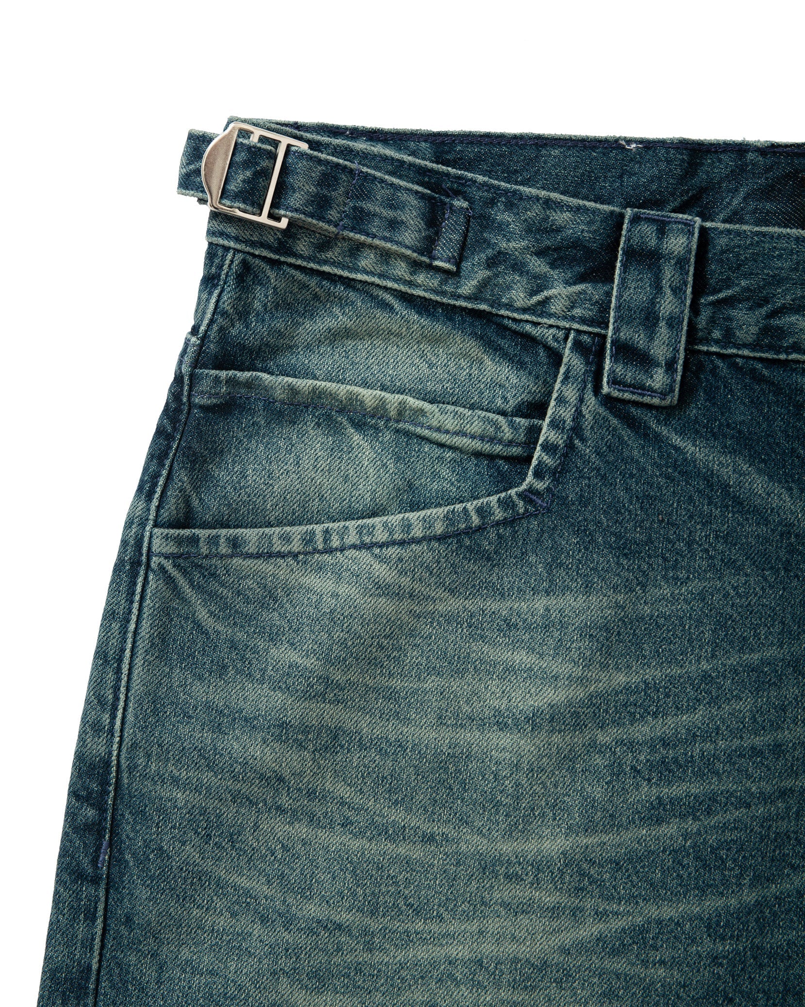 WILD SOUTH DENIM JORTS LAKE