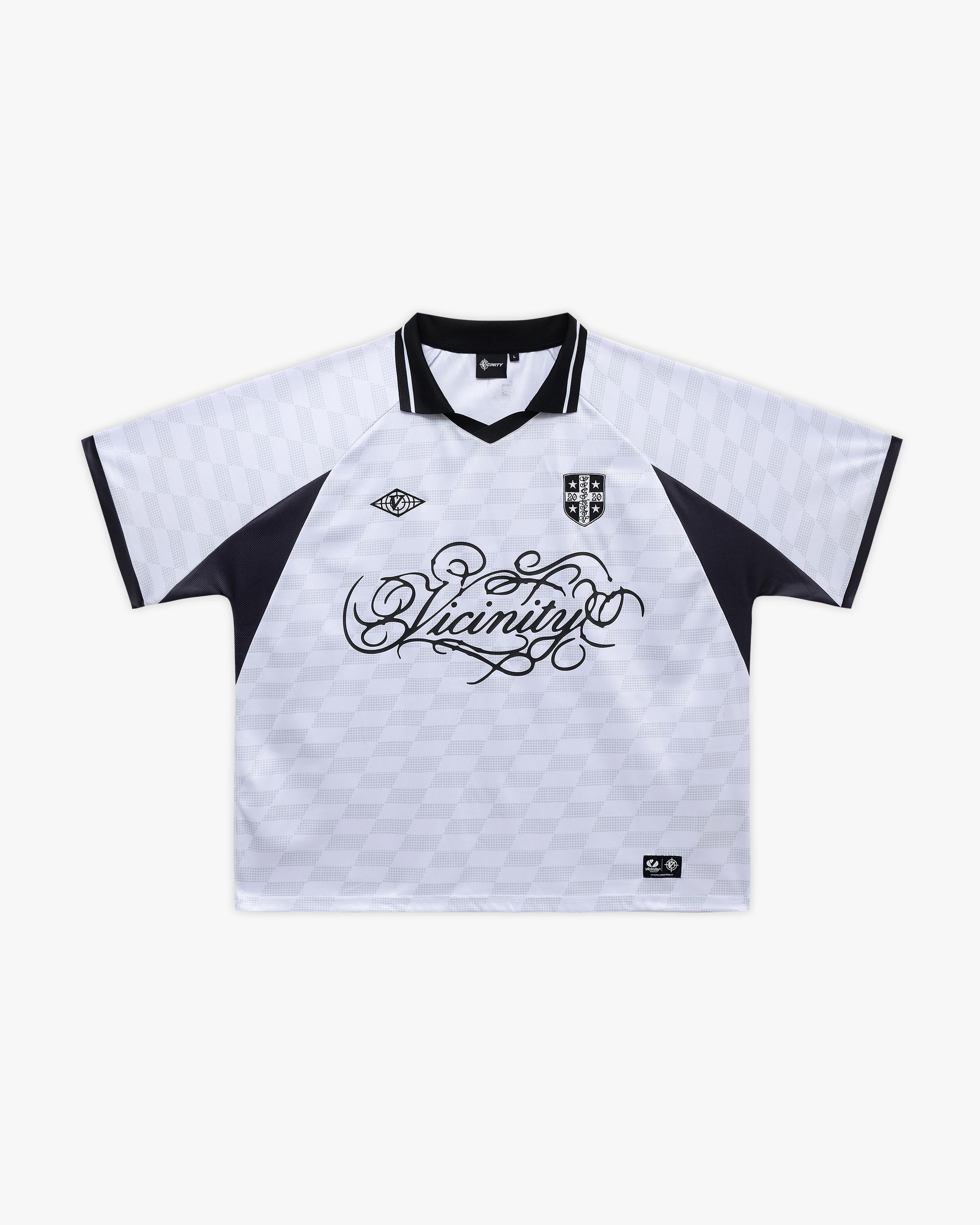 CHECKERED BW JERSEY WHITE