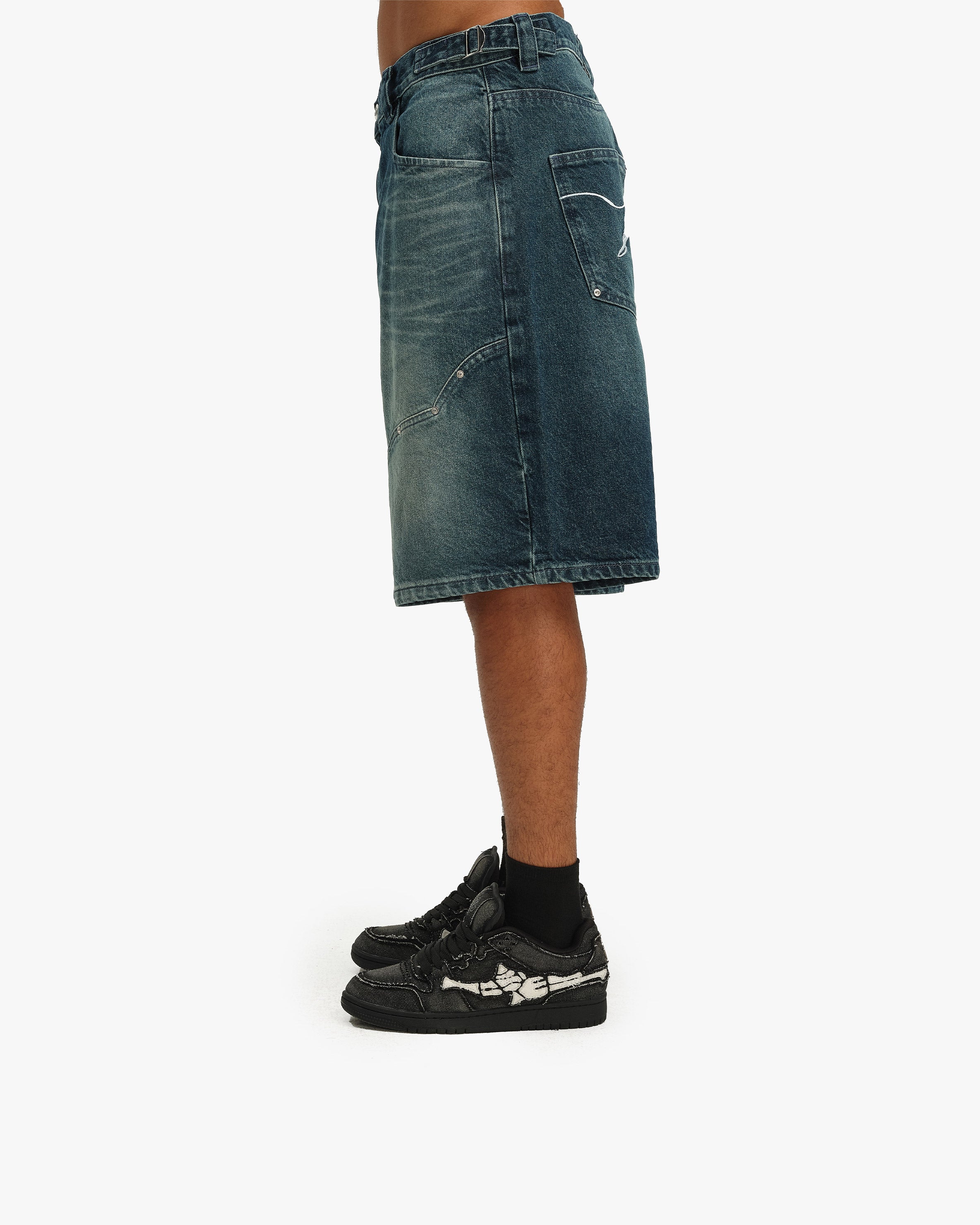 WILD SOUTH DENIM JORTS LAKE