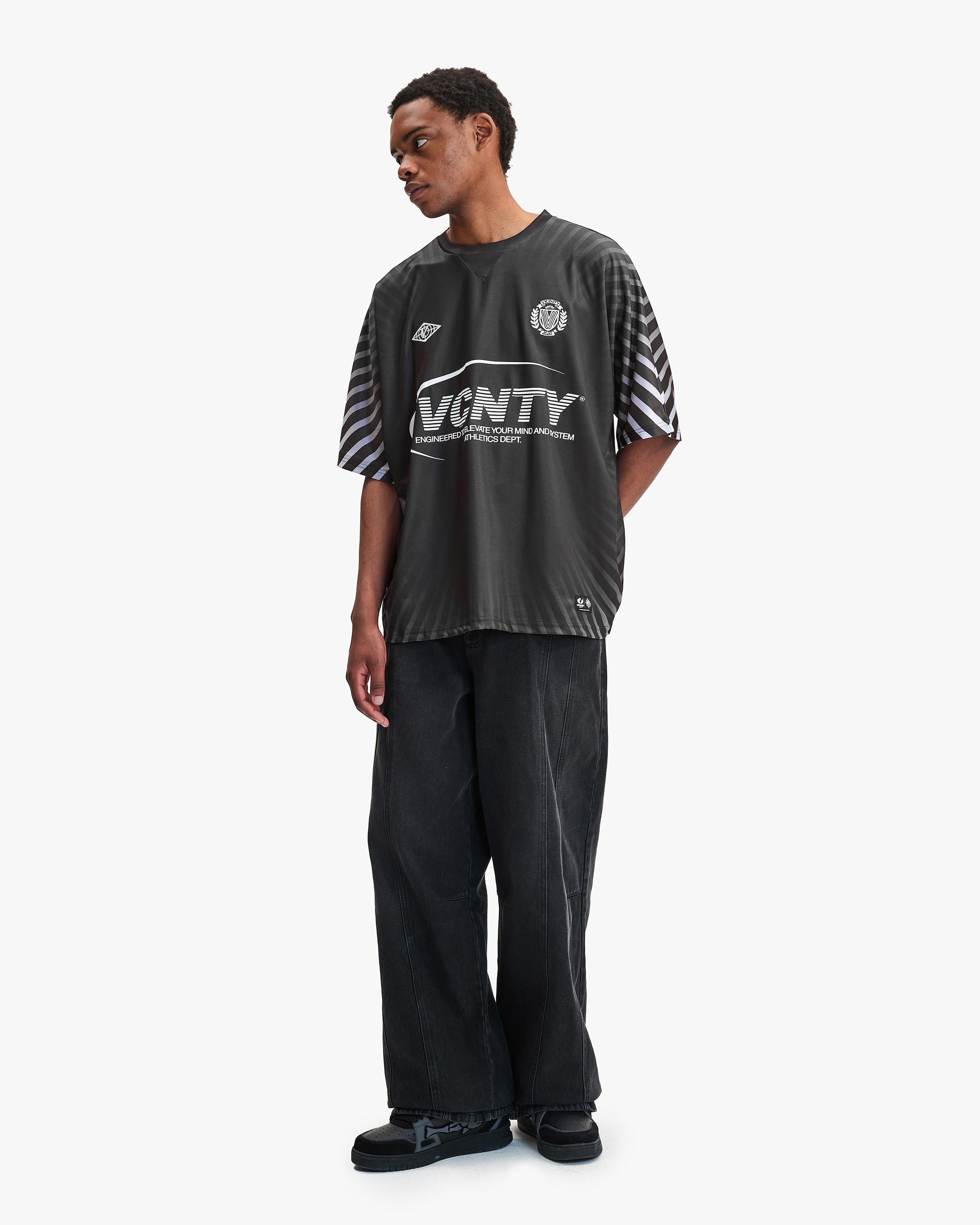 RISING SHINE JERSEY BLACK