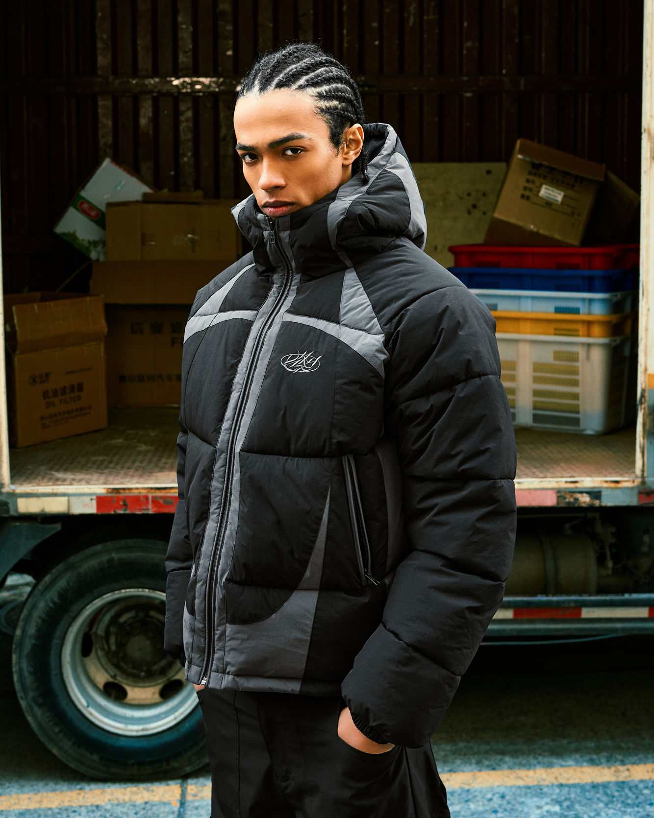 BLAZE PUFFER JACKET BLACK