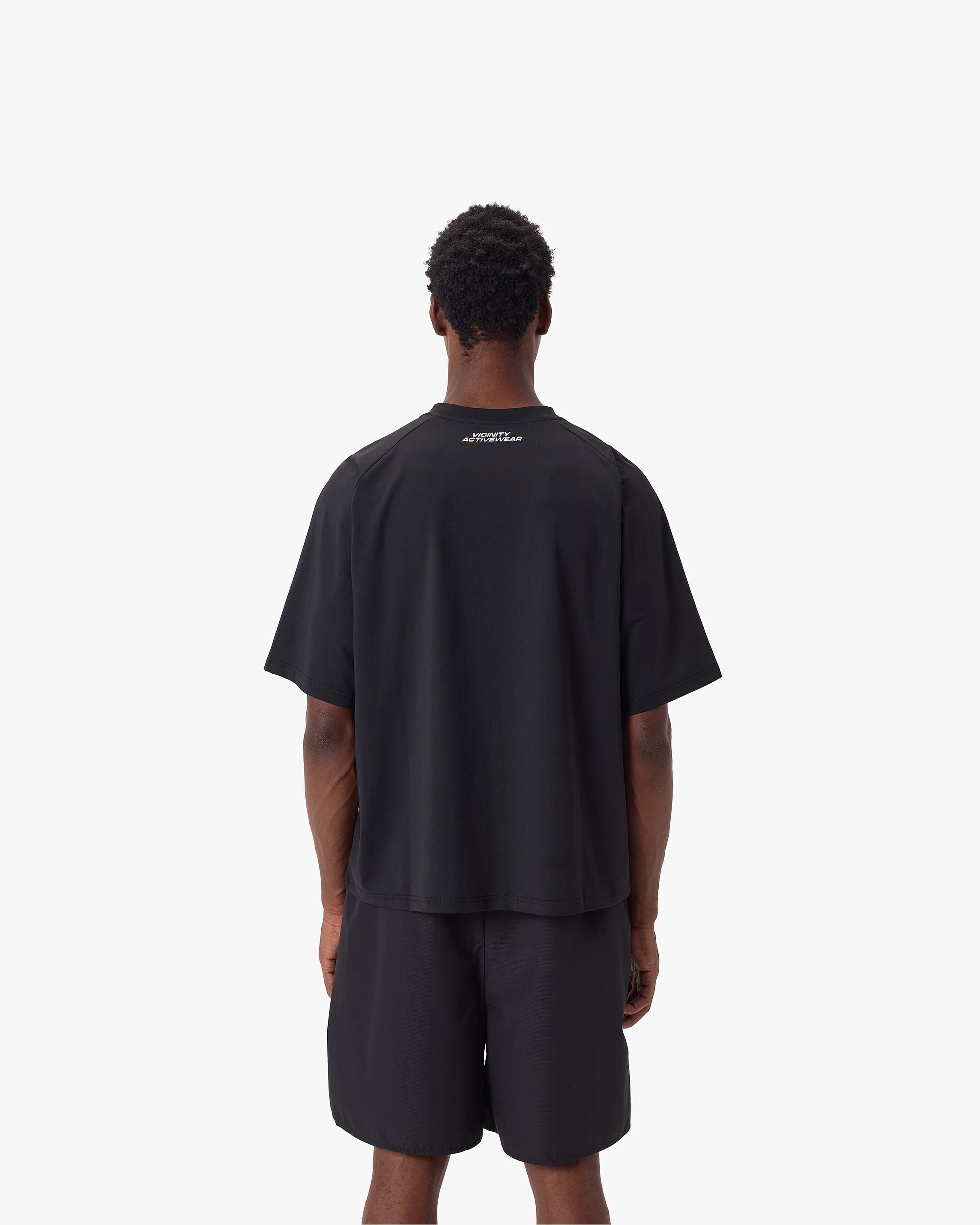 ACTIVEWEAR BOXY TEE BLACK
