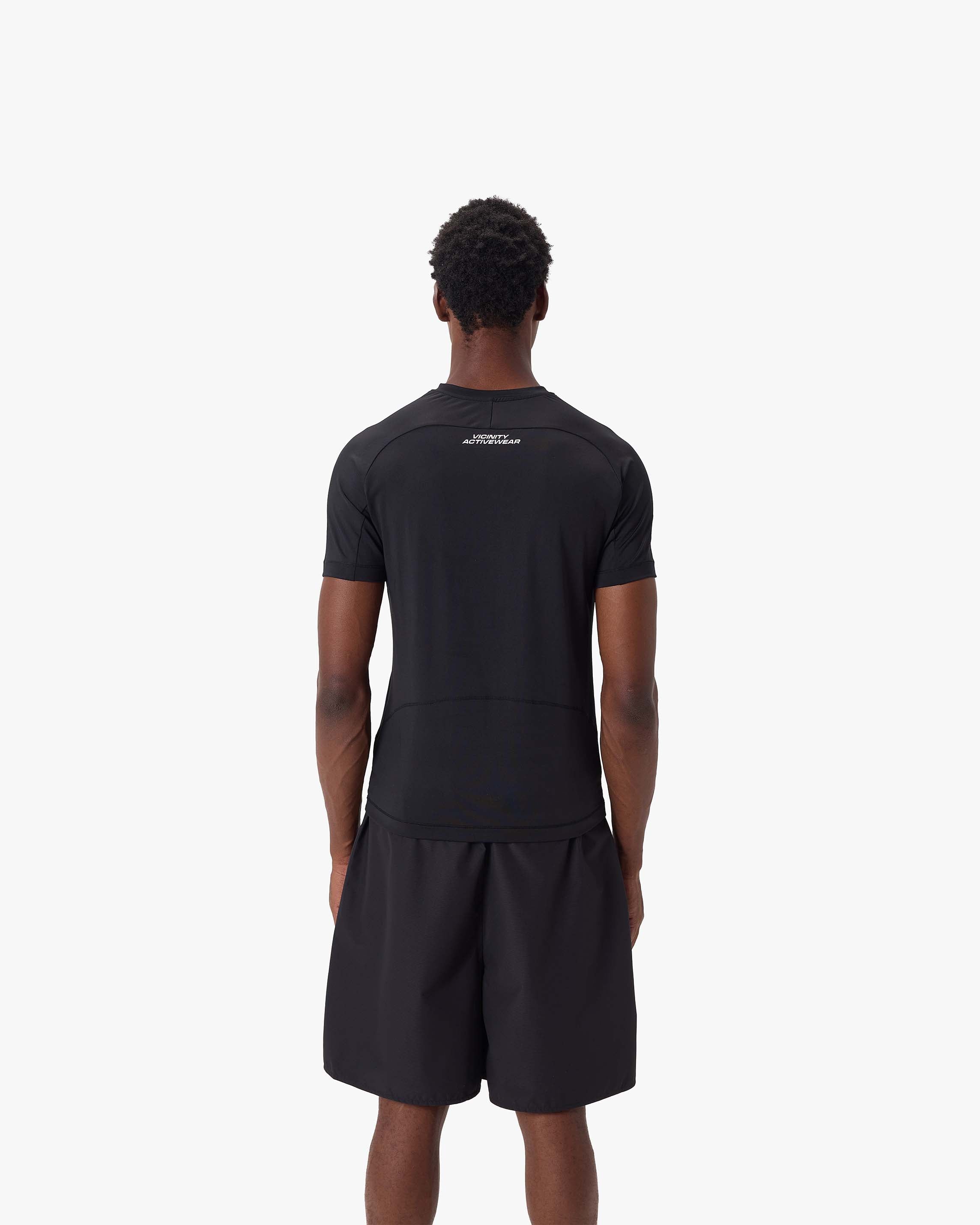 ACTIVEWEAR COMPRESSION TEE BLACK