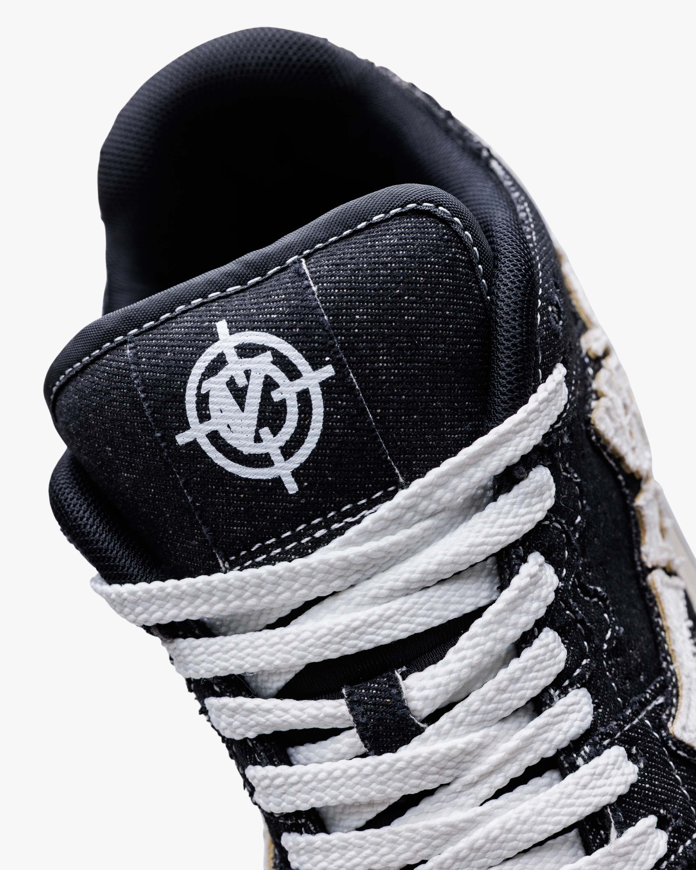 AKIMBO LOWS "SELVEDGE DENIM BLACK"