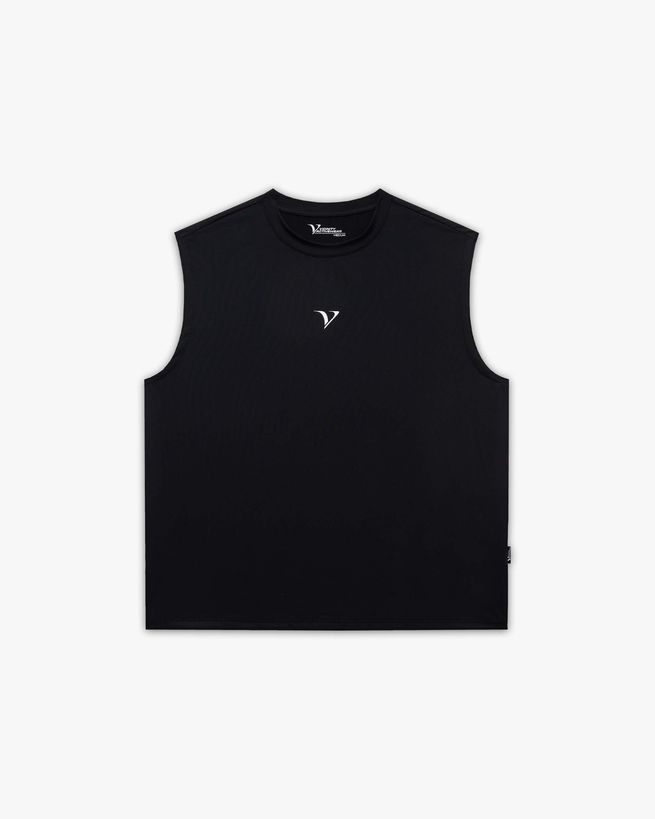 ACTIVEWEAR BOXY TANKTOP BLACK