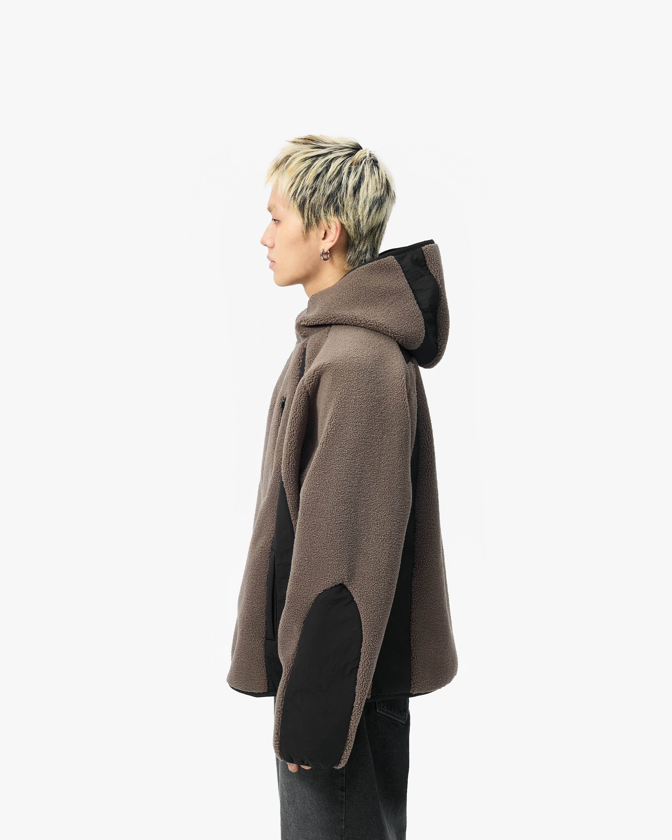 TRAIL FLEECE JACKET BROWN