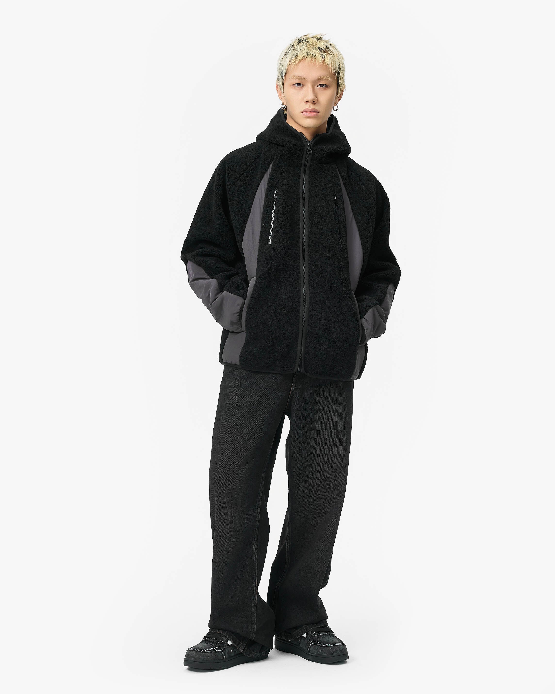 TRAIL FLEECE JACKET BLACK