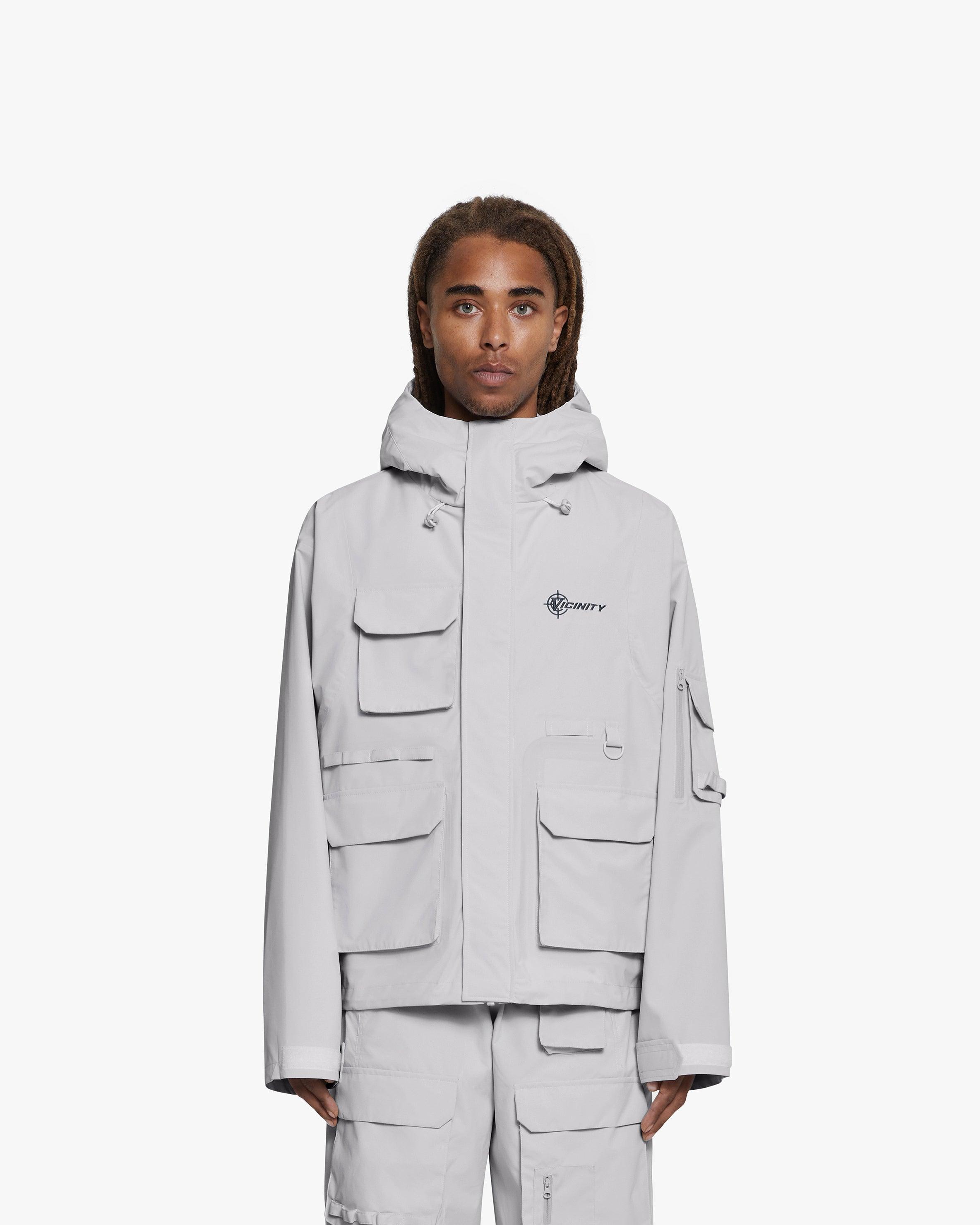 WINDBREAKER LIGHT GREY