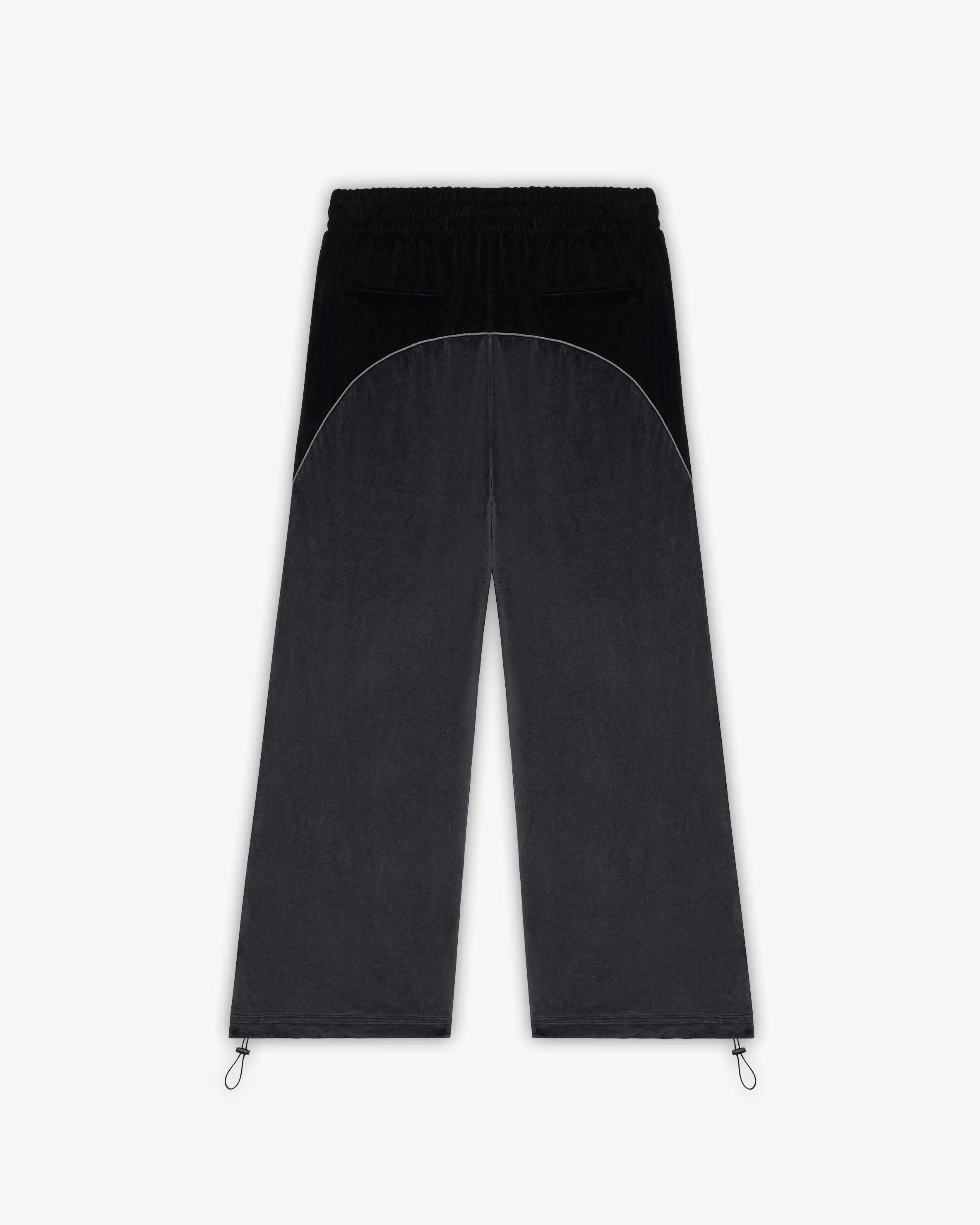 VELOURS TRACK PANTS BLACK