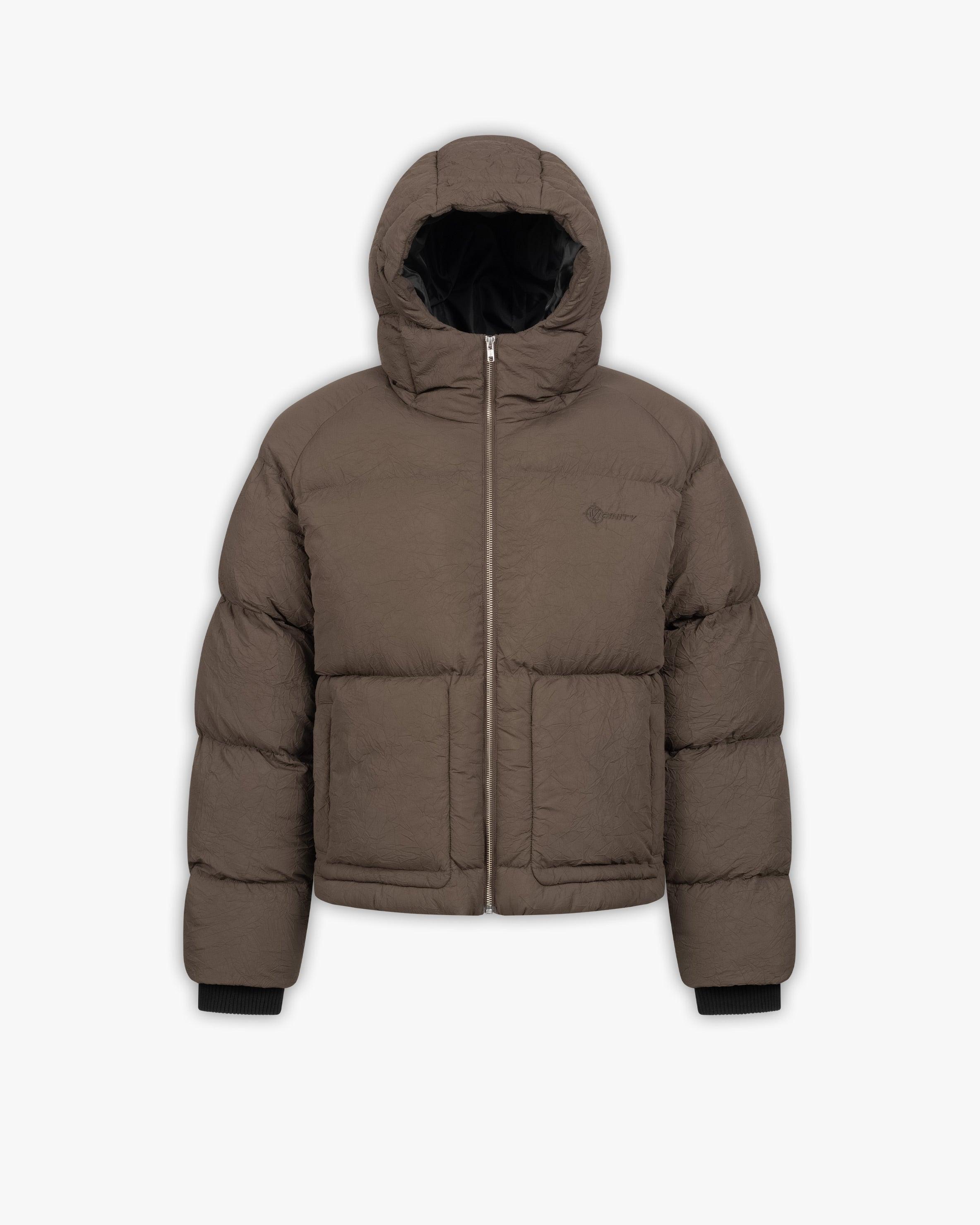PUFFER JACKET BROWN
