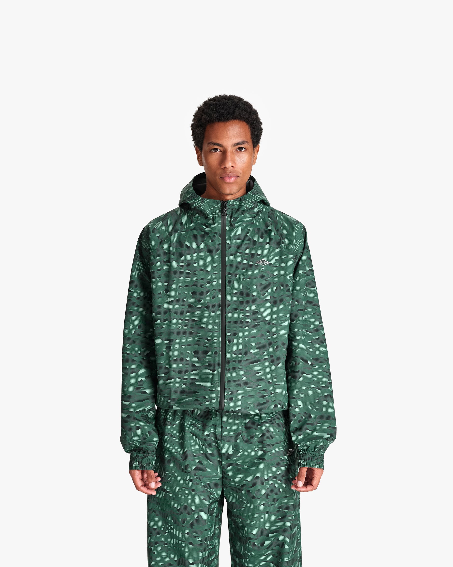 WINDBREAKER DOTTED CAMO GREEN