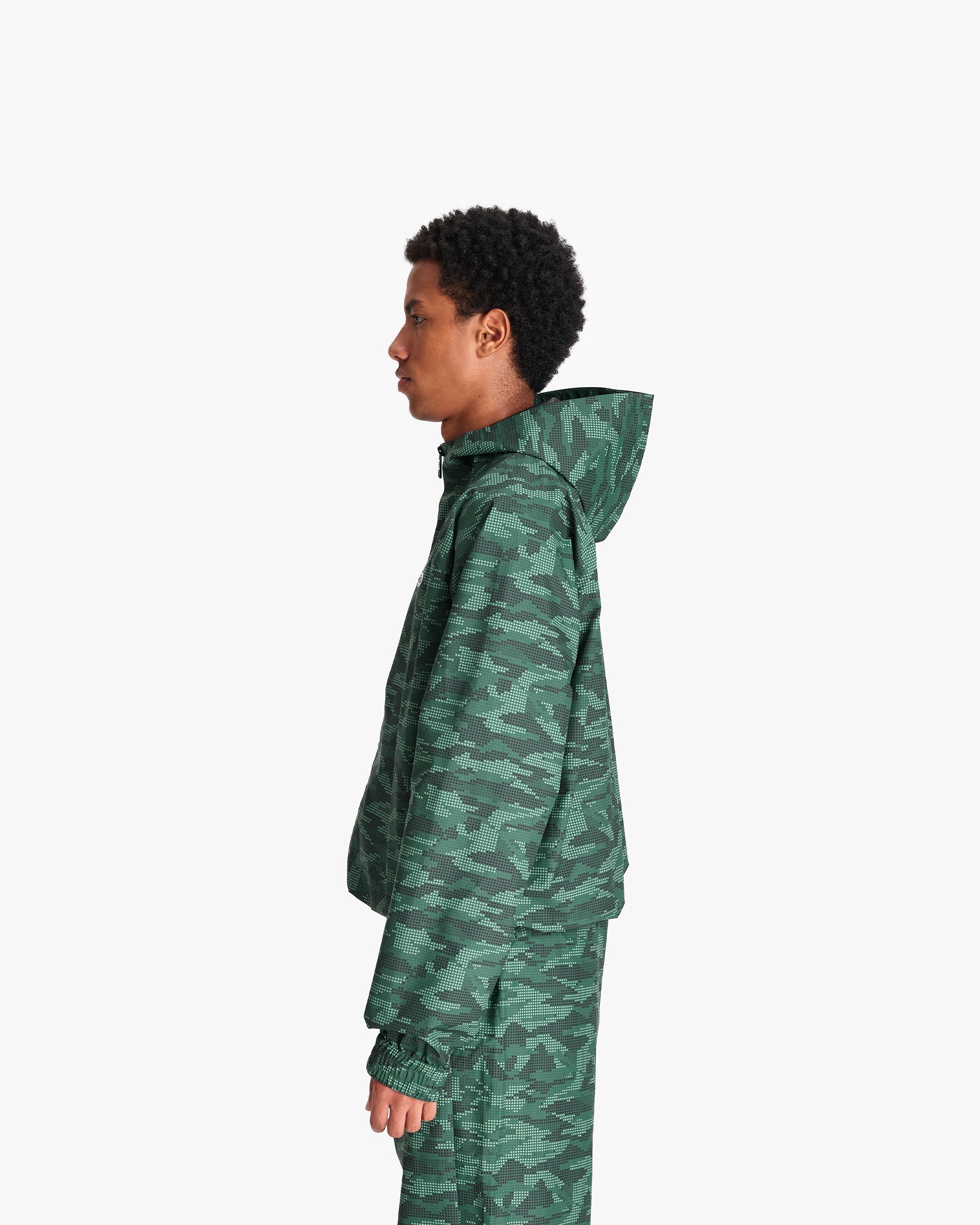WINDBREAKER DOTTED CAMO GREEN