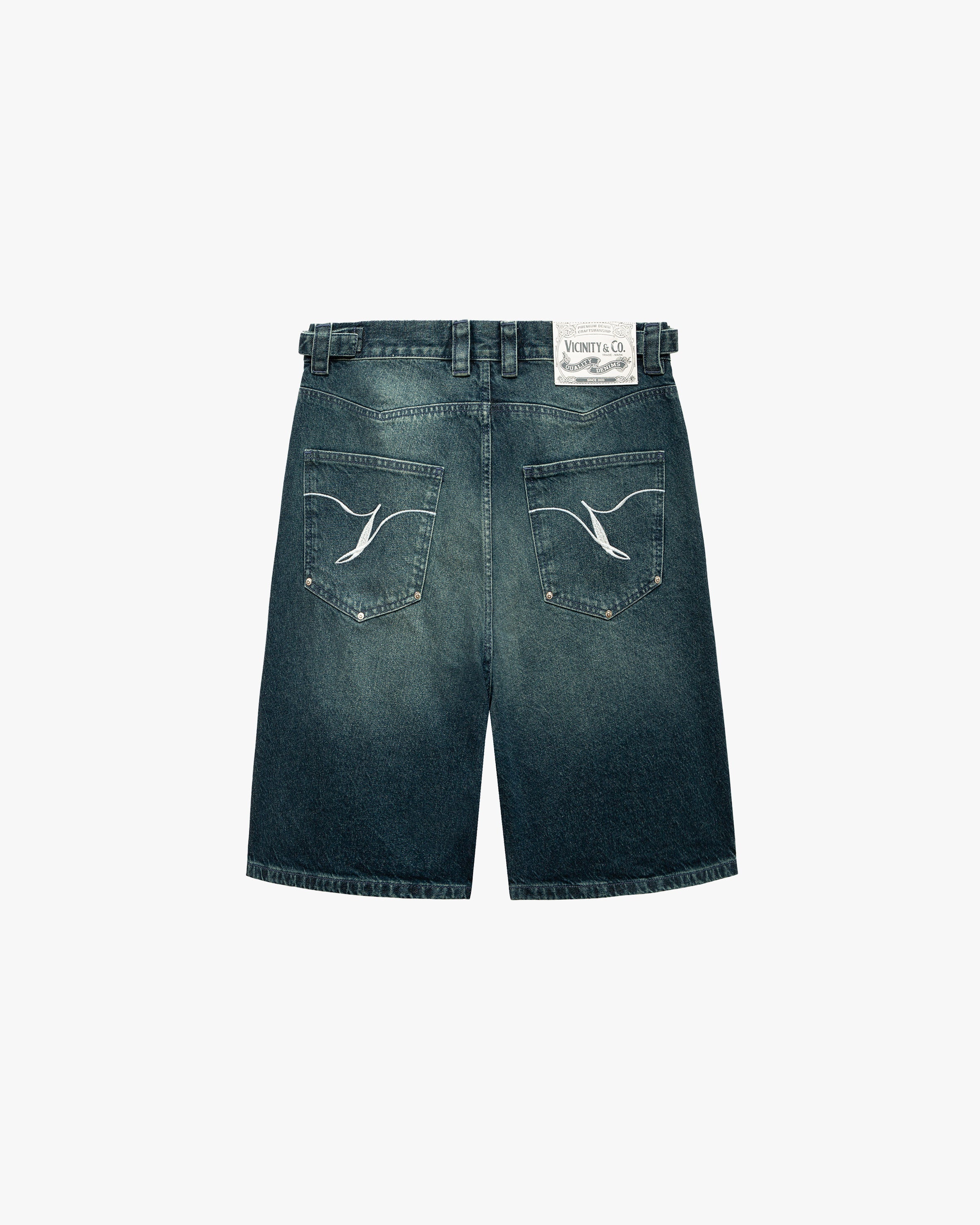 WILD SOUTH DENIM JORTS LAKE