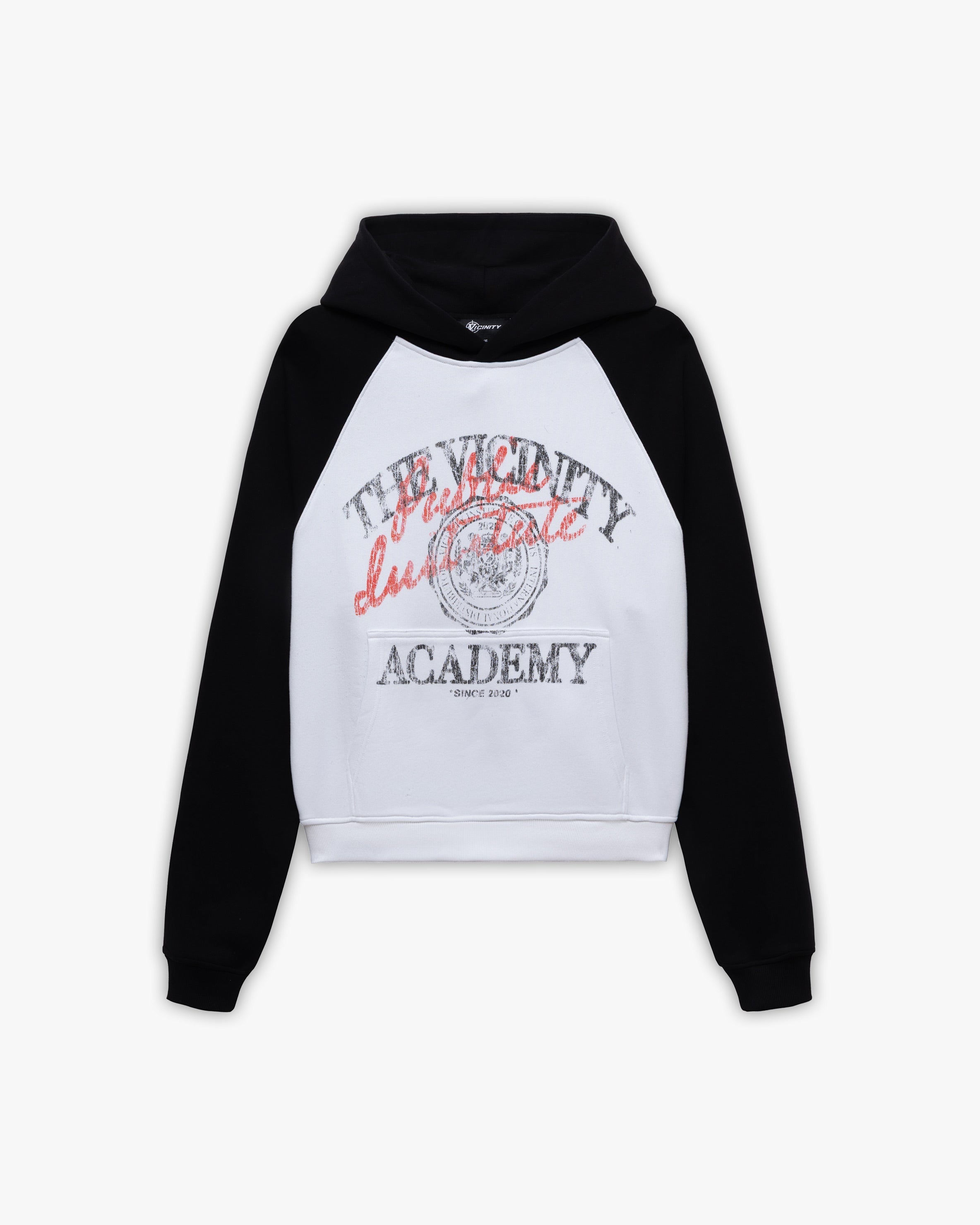 BICOLOR PUBLIC INSTITUTE HOODIE BLACK/WHITE