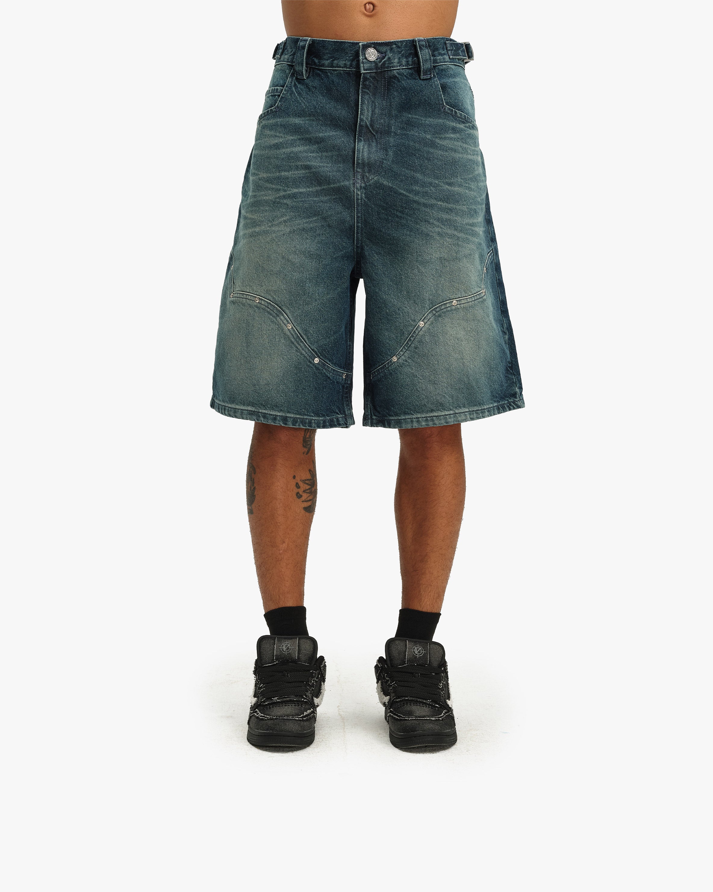 WILD SOUTH DENIM JORTS LAKE