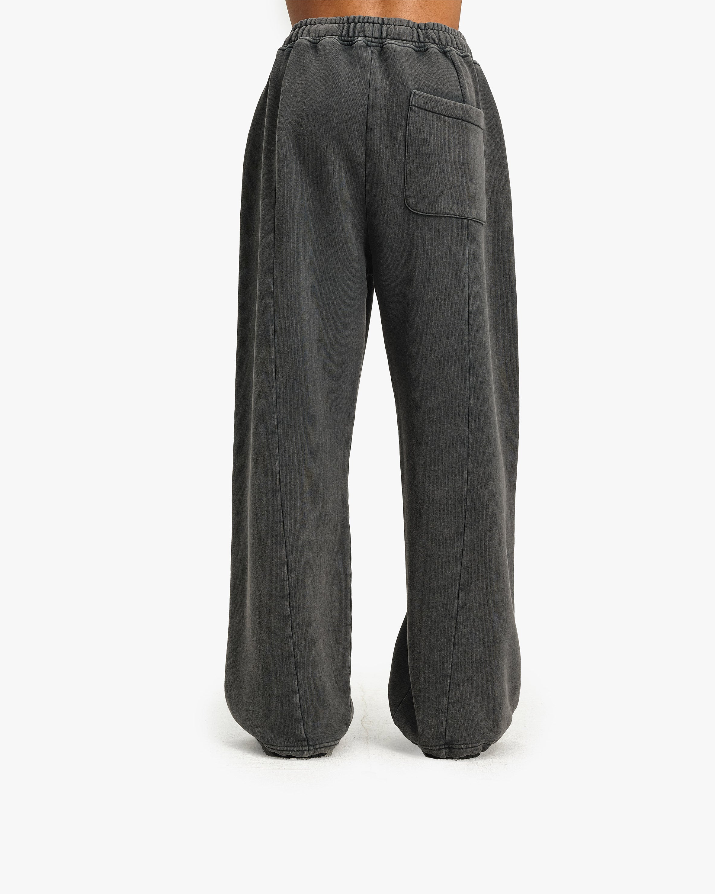 ACID WASHED JOGGER DARK GREY