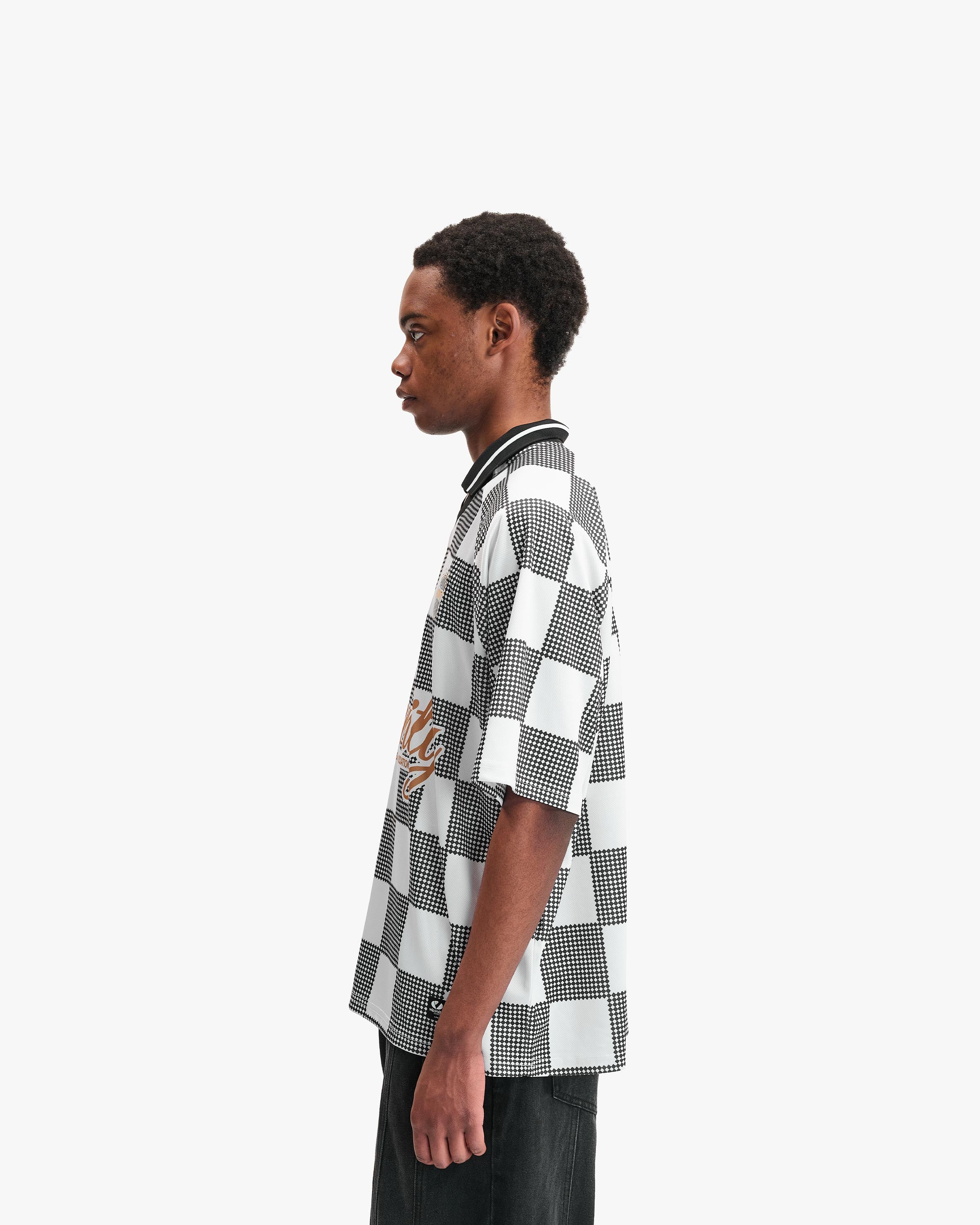 CARO CHECKER JERSEY BLACK/WHITE