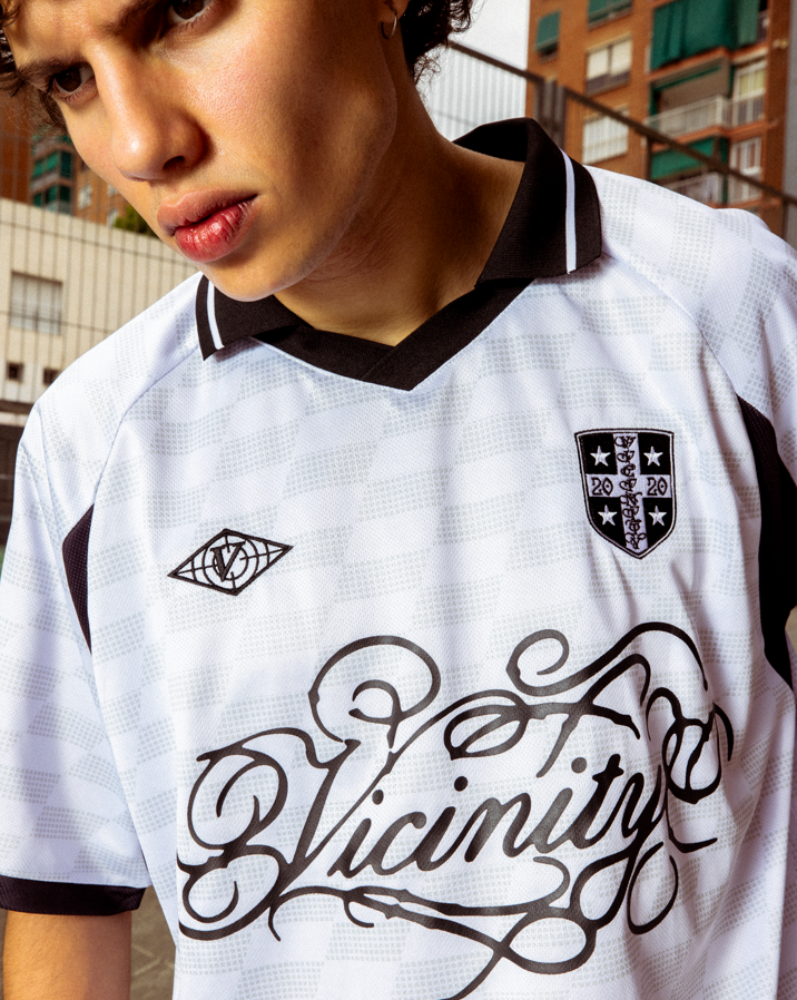 CHECKERED BW JERSEY WHITE