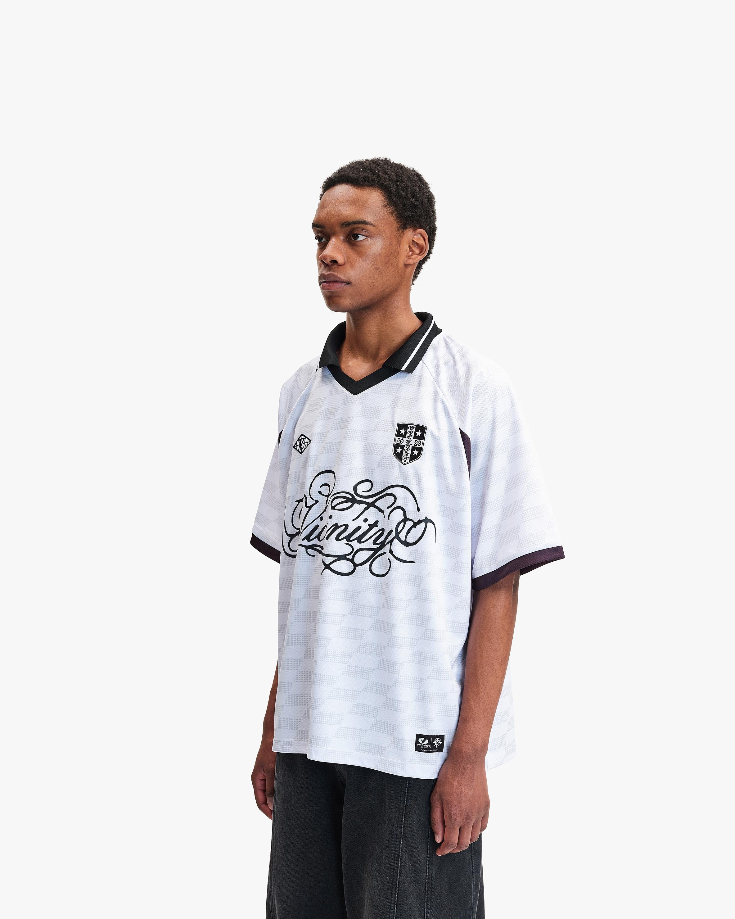 CHECKERED BW JERSEY WHITE