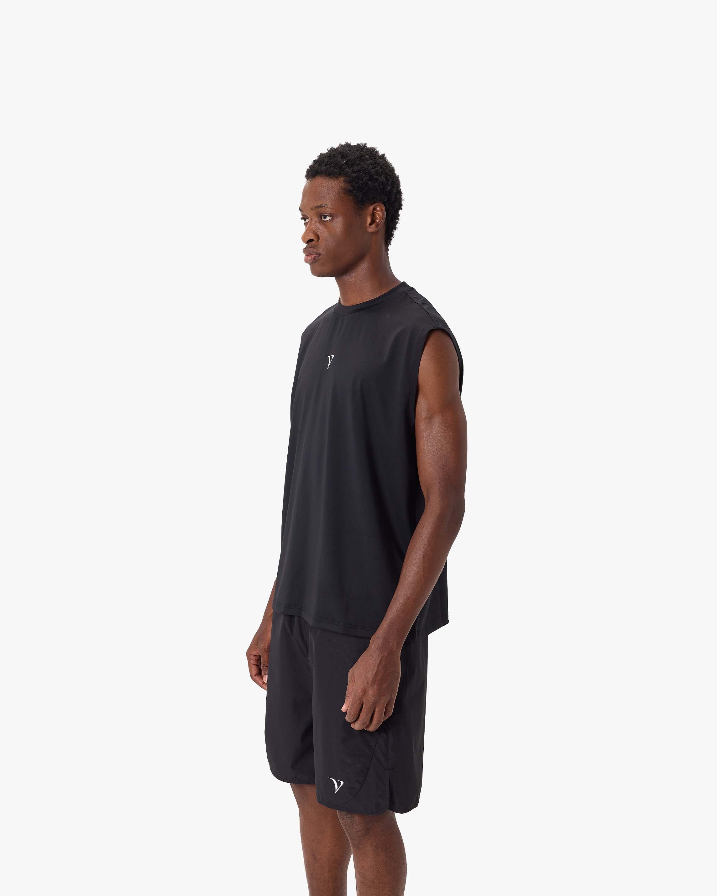 ACTIVEWEAR BOXY TANKTOP BLACK