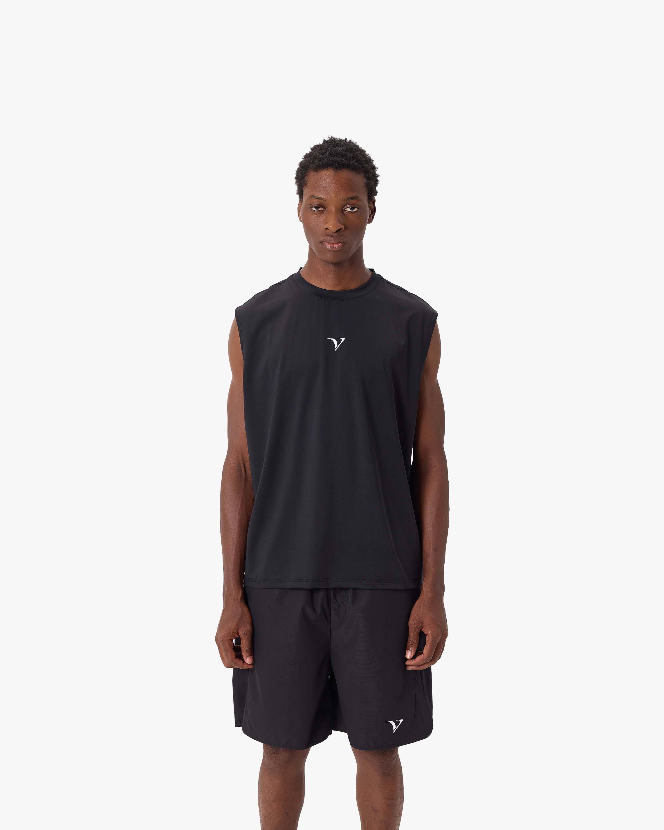 ACTIVEWEAR BOXY TANKTOP BLACK