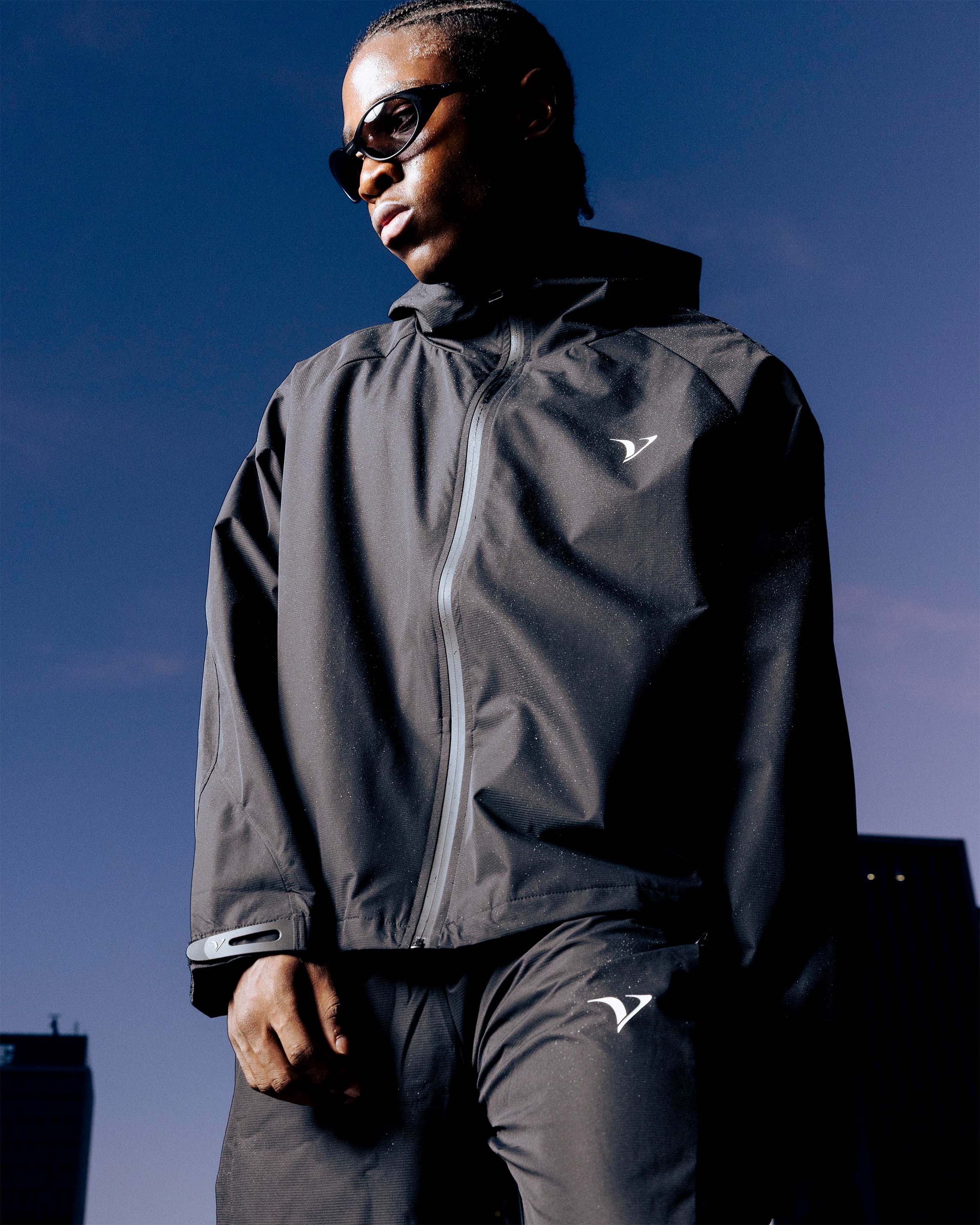 ACTIVEWEAR TRACK JACKET BLACK