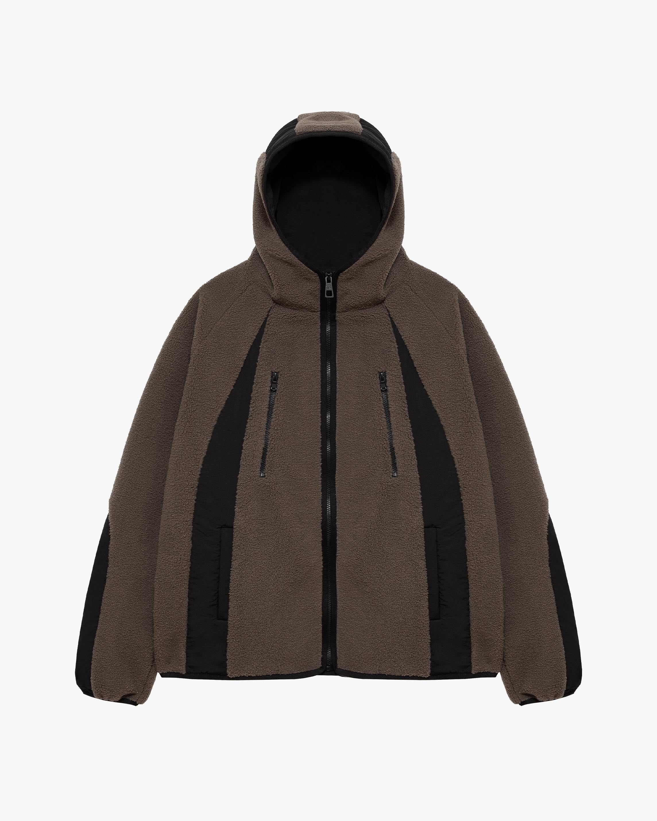 TRAIL FLEECE JACKET BROWN