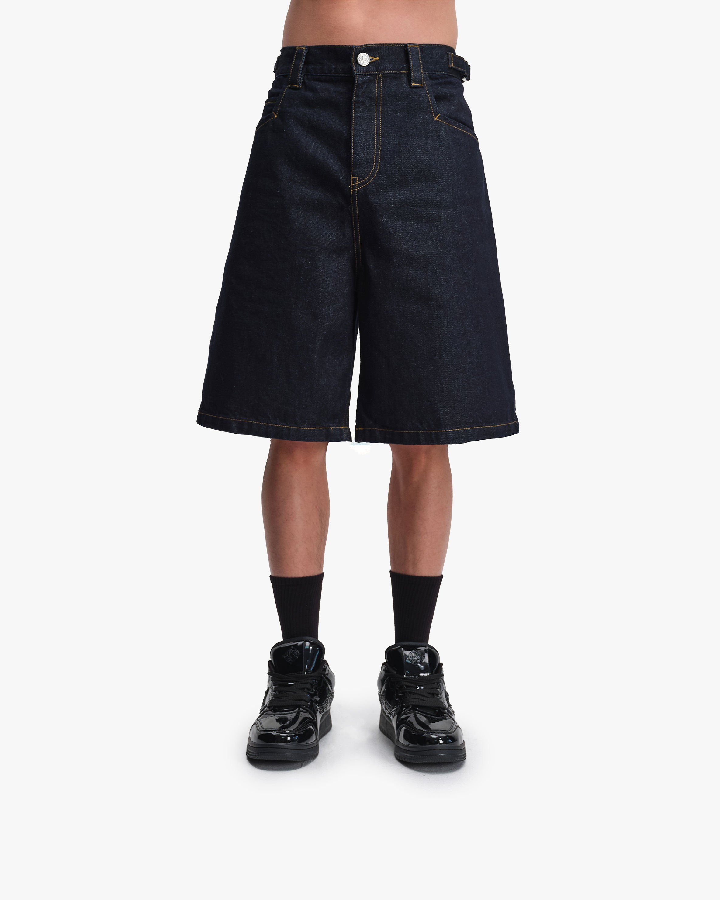 RAW DENIM JORTS
