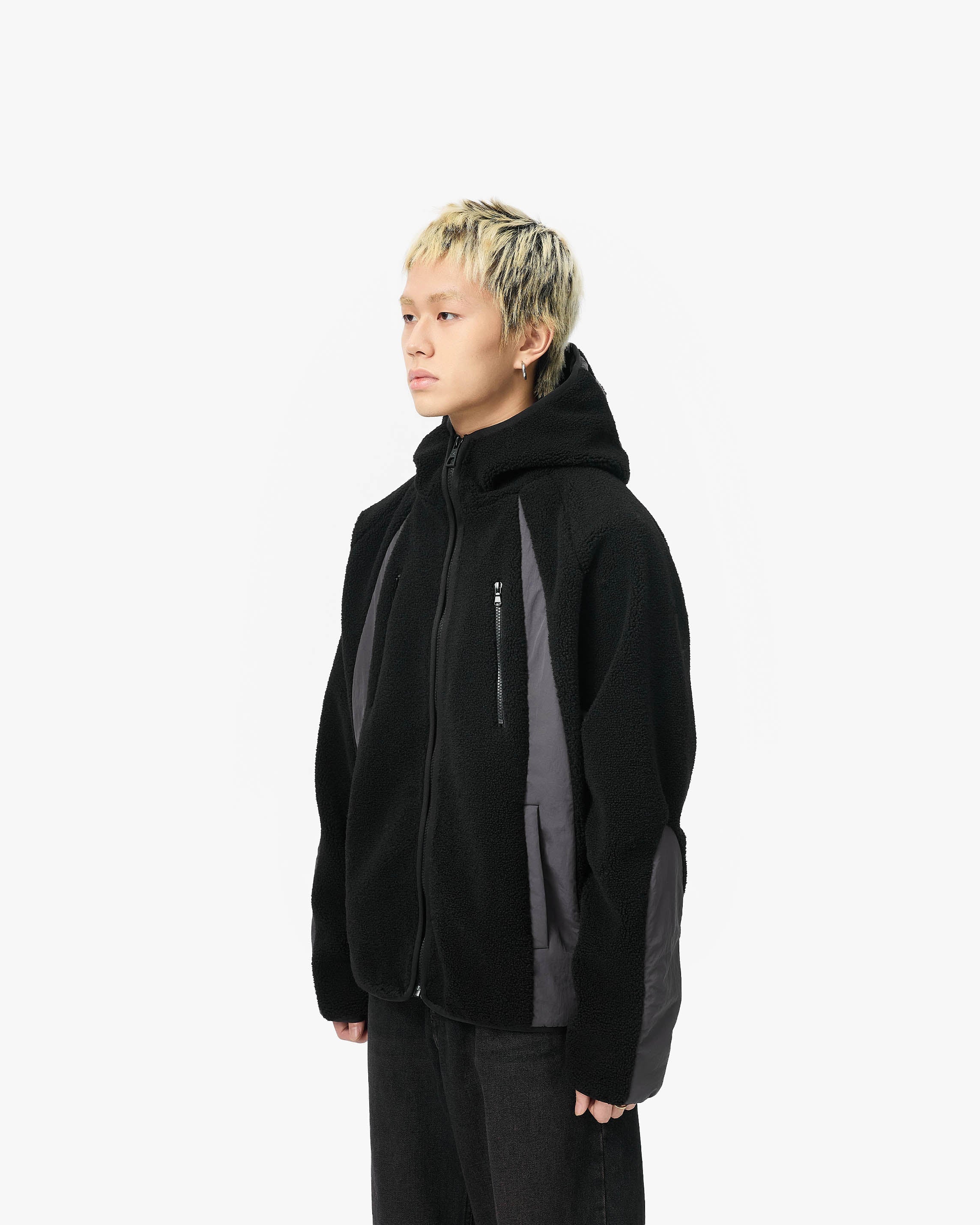 TRAIL FLEECE JACKET BLACK